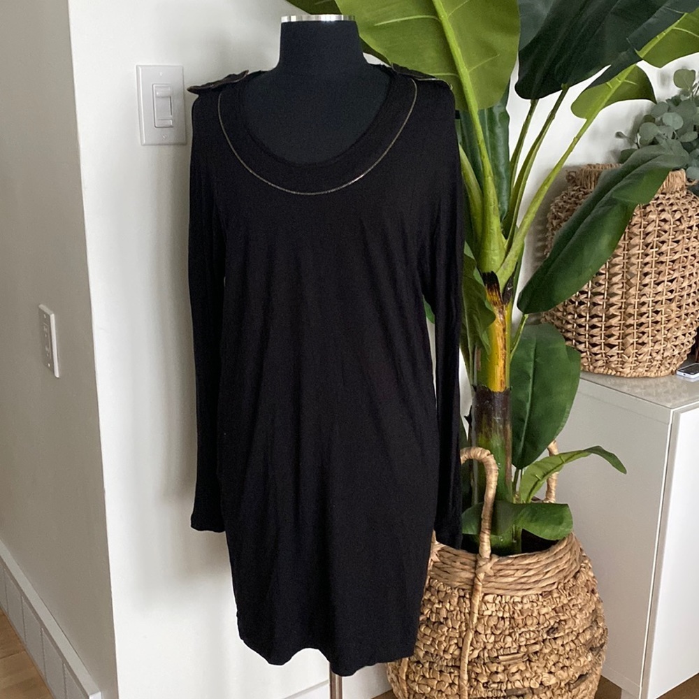 See by Chloe Black Long Sleeve Dress